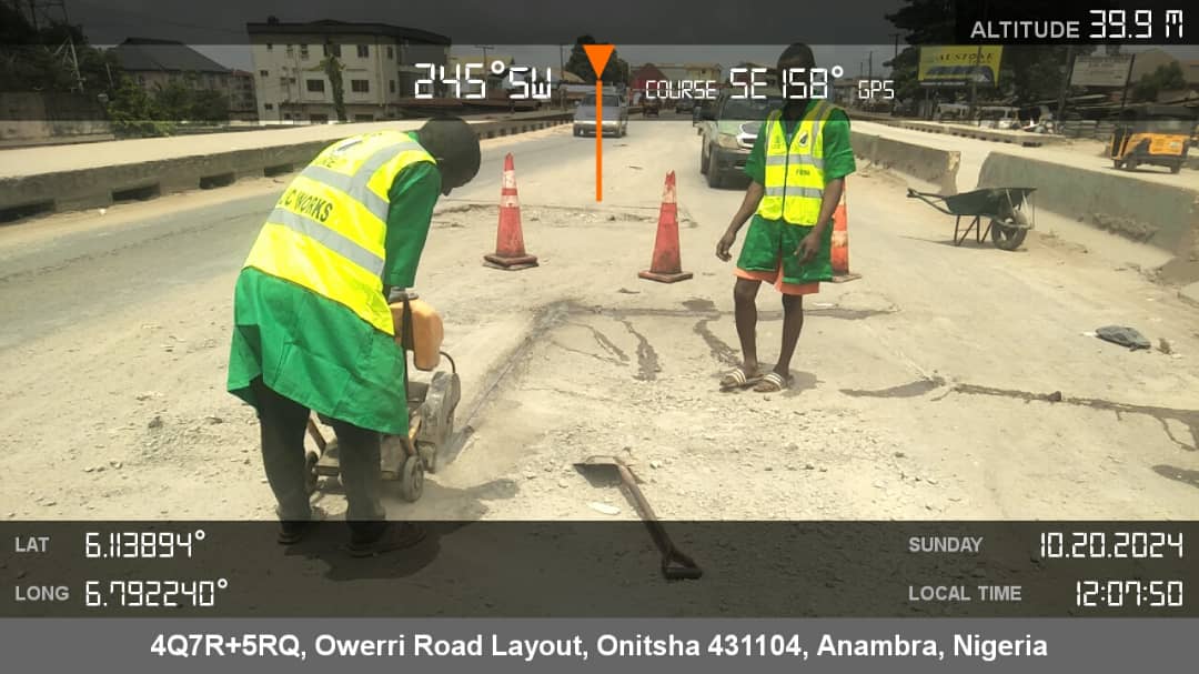 Road construction project